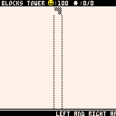 Blocks tower